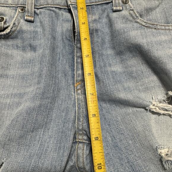 Rag & Bone Jean Thrasher Skinny Jeans Light Wash Size 30 Women’s Mid Rise Denim - Picture 9 of 10